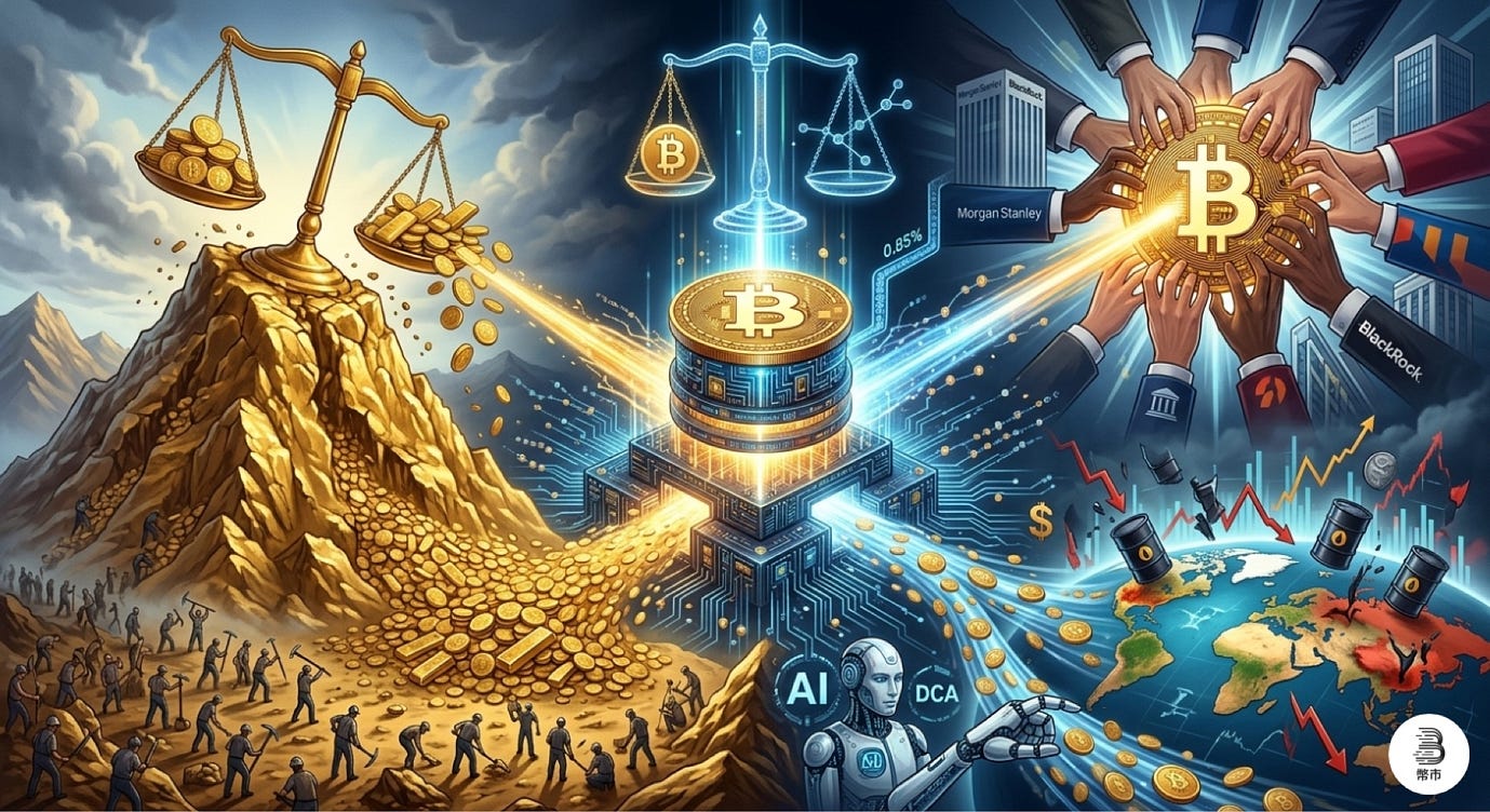 比特幣減半兩週年：年通膨率降至 0.85%，數位黃金的稀缺性正式超越實體黃金