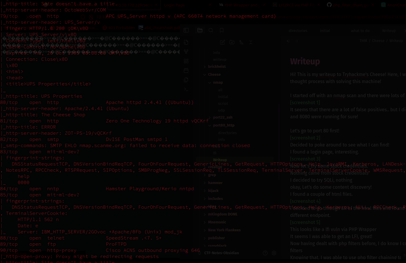 Tryhackme’s Cheese CTF Writeup by Alan Lundy