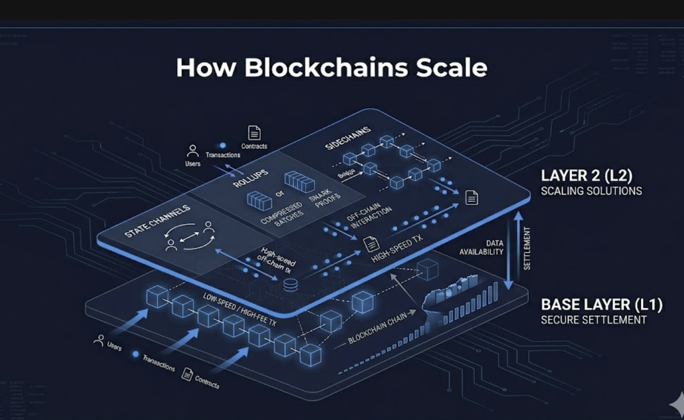 How Blockchains Scale in Practice (Layer 2 Without the Hype)