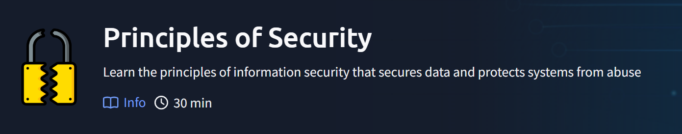 Principles of Security — TryHackMe