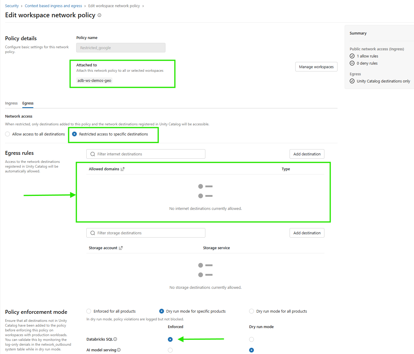 Managing Network Security on Databricks SQL Serverless