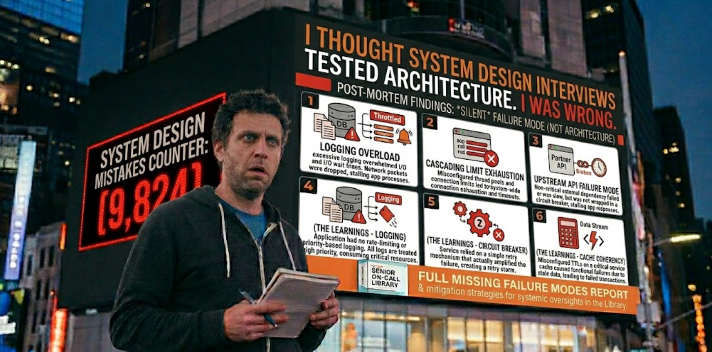 I Thought System Design Interviews Tested Architecture. I Was Wrong.