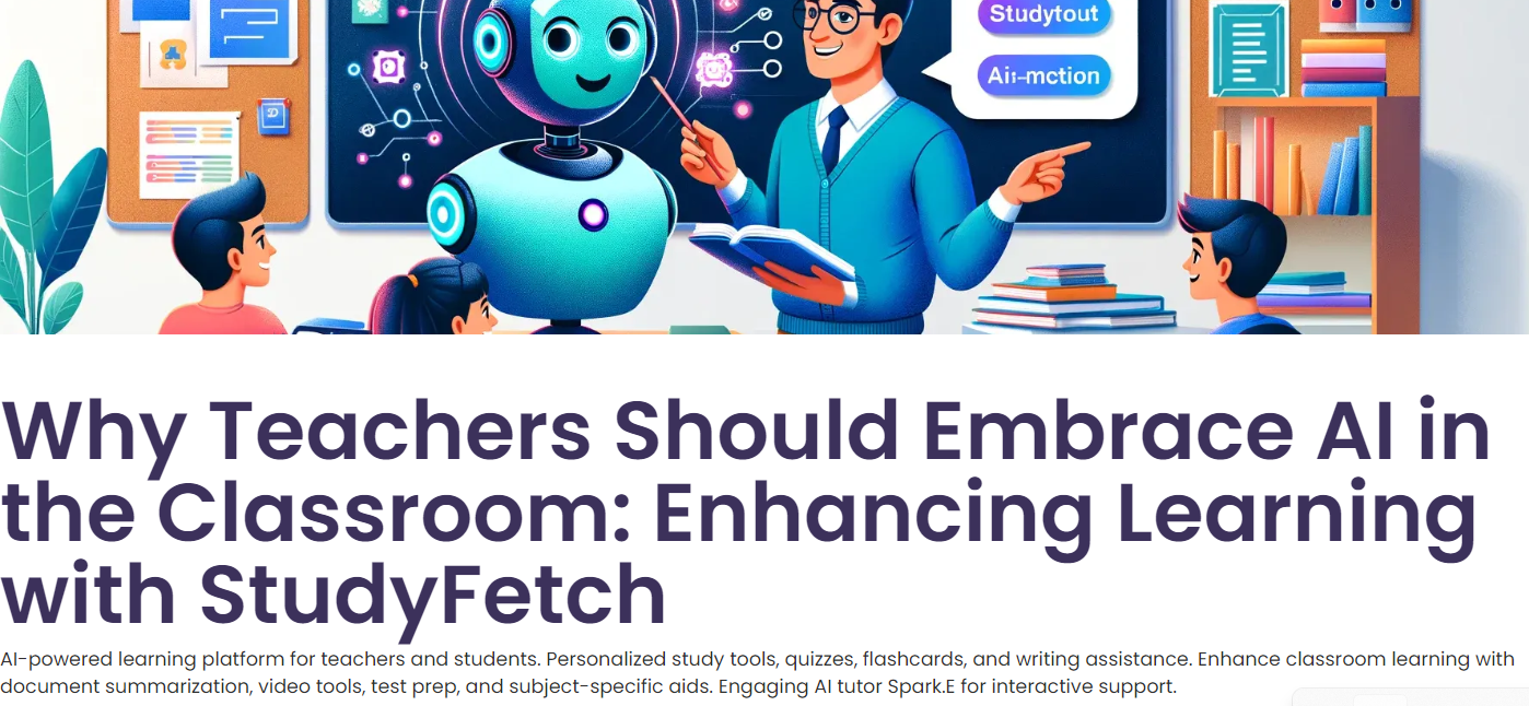 StudyFetch AI: Revolutionizing Learning with Cutting-Edge Technology