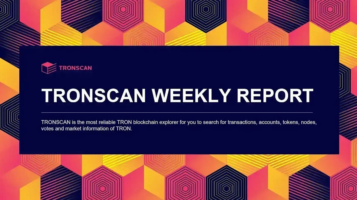 รายงานประจำสัปดาห์ TRONSCAN | 20 เม.ย. 2026–26 เม.ย. 2026