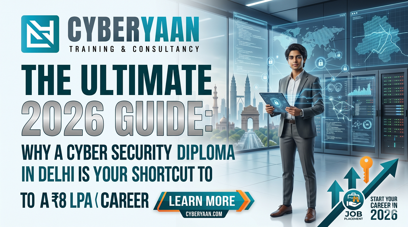 The Ultimate 2026 Guide: Why a Cyber Security Diploma Course in Delhi is Your Shortcut to a ₹8 LPA…