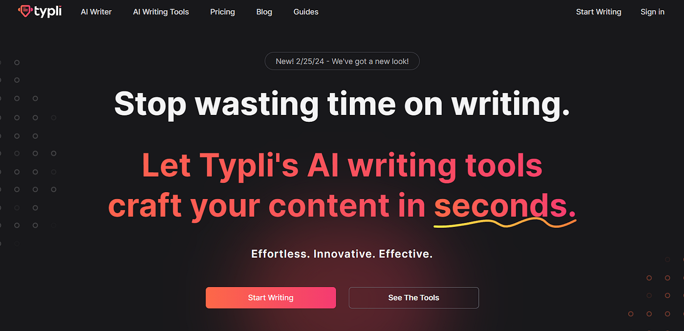 Typli.ai: A Comprehensive Review of the Ultimate AI Writing Tool