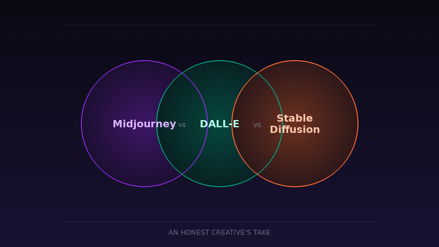 Midjourney vs DALL-E vs Stable Diffusion: An Honest Creative’s Take by Sage Astra Orion