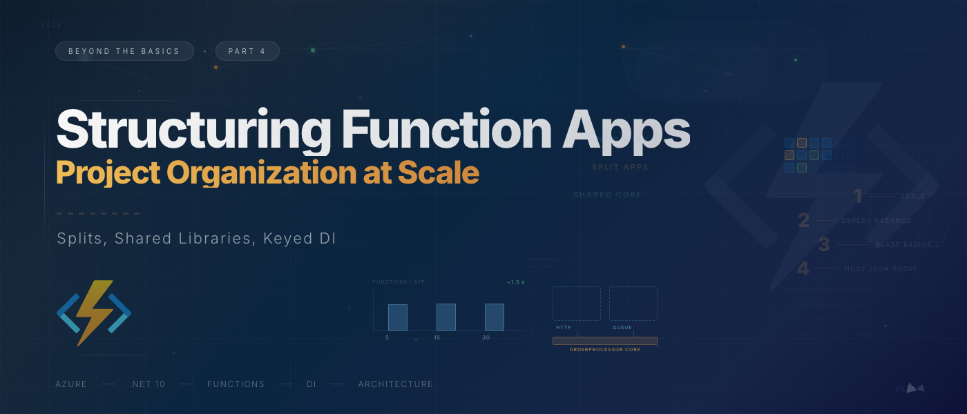 Structuring Complex Function Apps: Project Organization