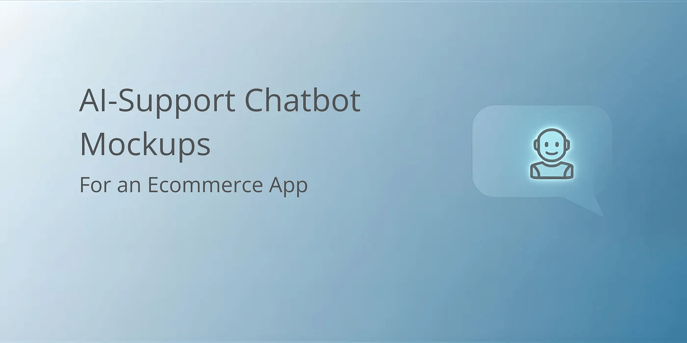 AI Chatbot Design System for E-commerce Support