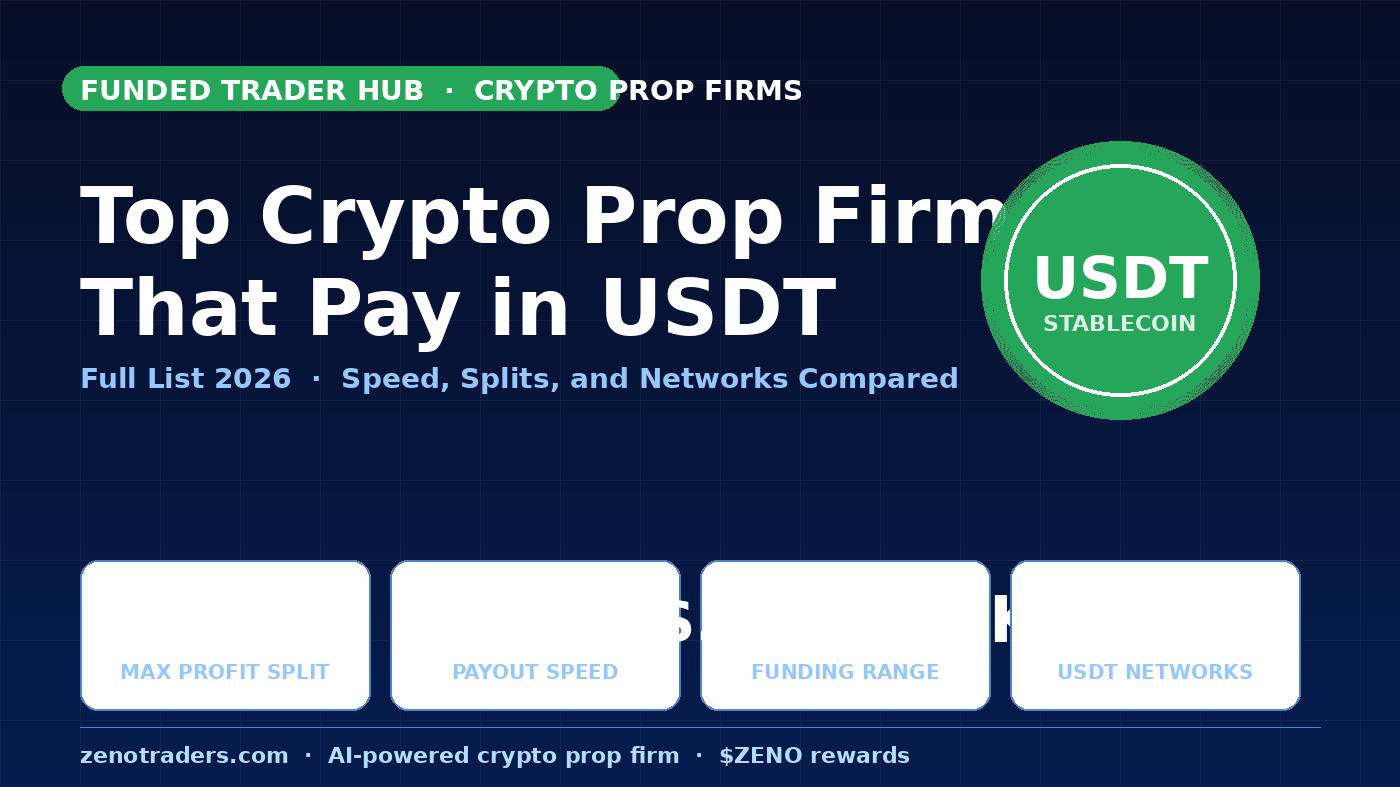 Top Crypto Prop Firms That Pay in USDT: Full List 2026