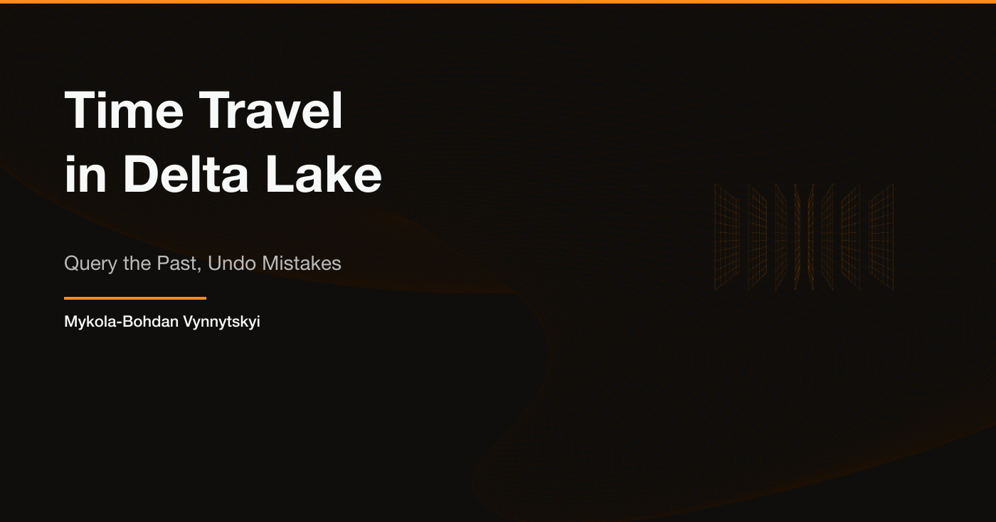 Understanding Databricks: Time Travel in Delta Lake