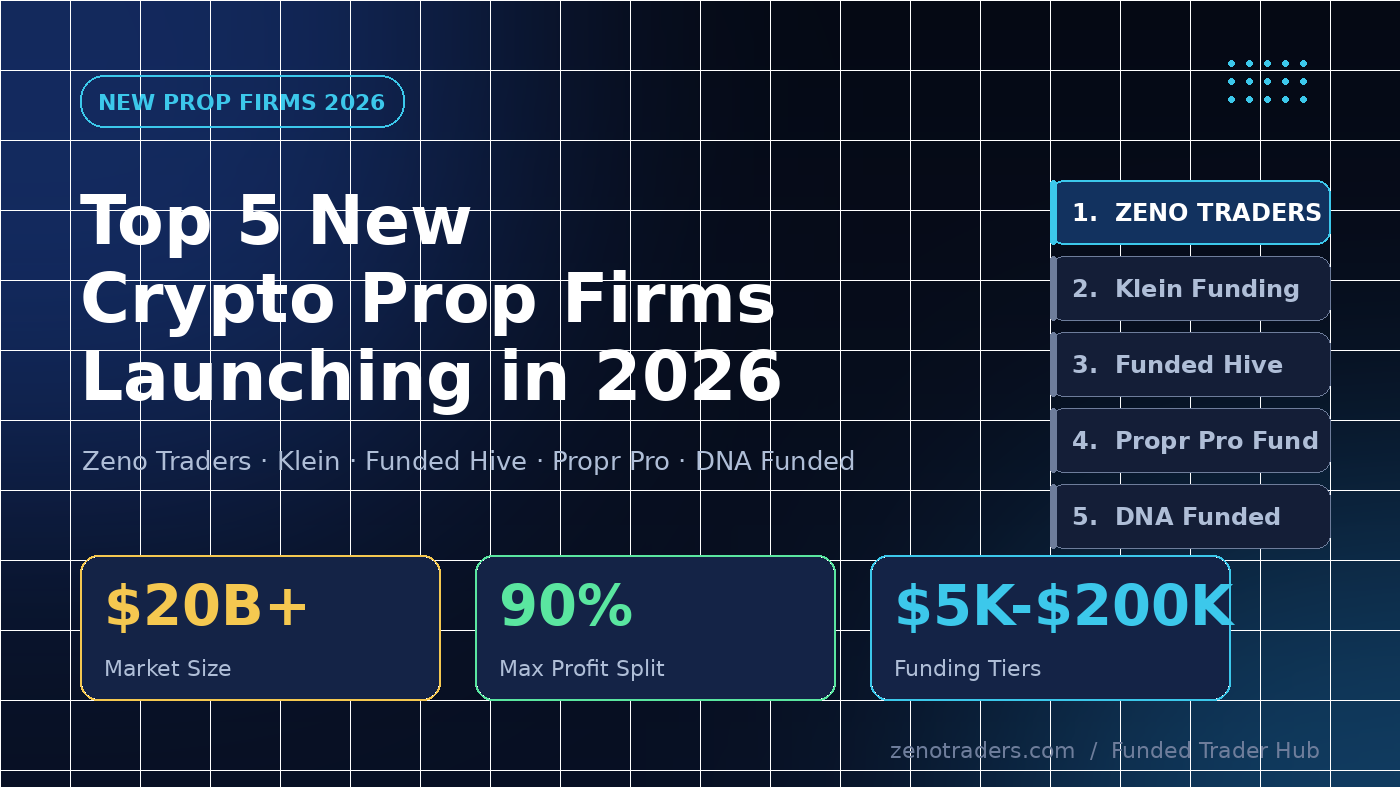 Top 5 New Crypto Prop Firms Launching in 2026: Full Comparison