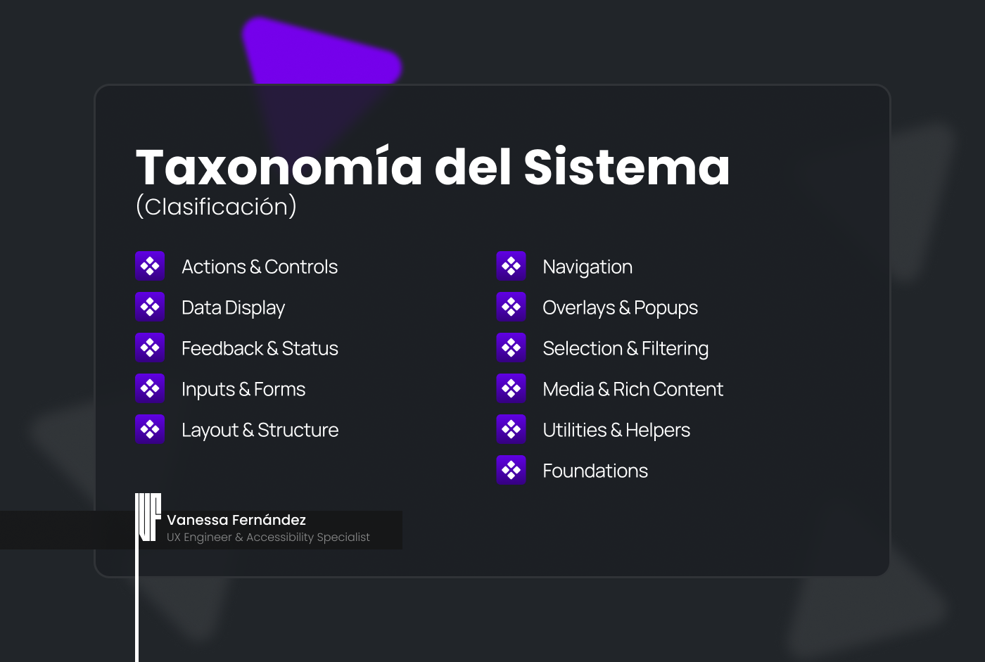 Hacia un sistema de componentes accesibles