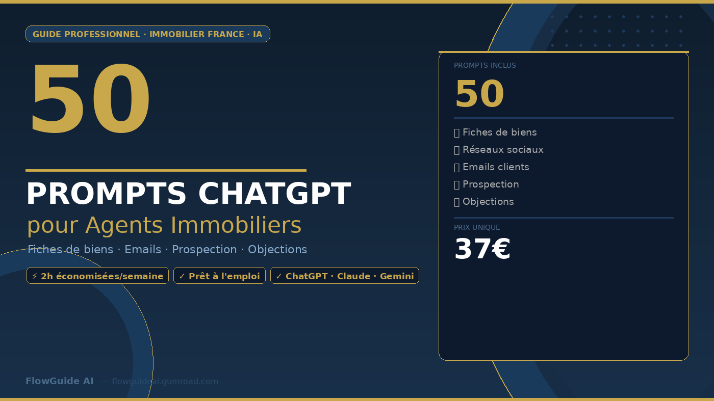 10 Prompts ChatGPT pour Agents Immobiliers — Gagnez 2h par Semaine Dès Aujourd’hui