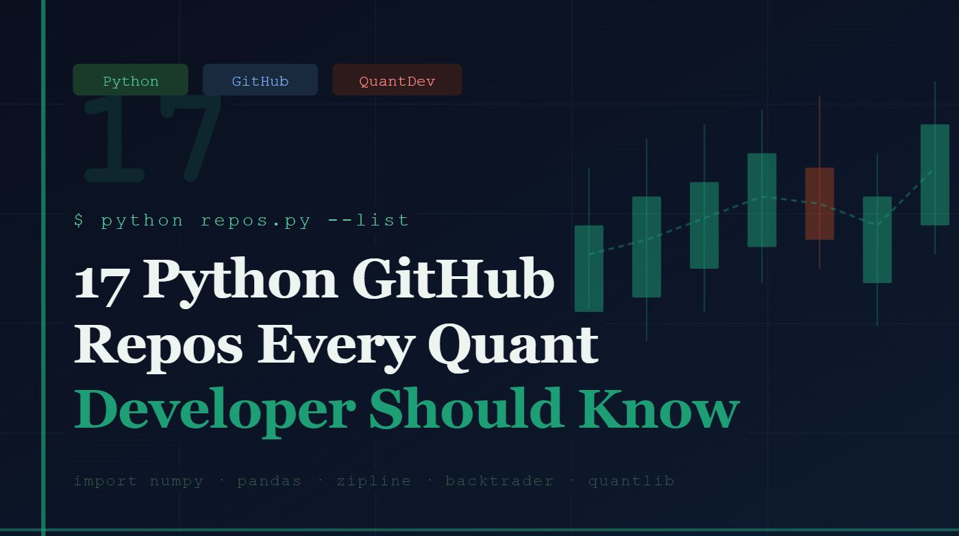 17 Python GitHub Repos Every Quant Developer Should Know