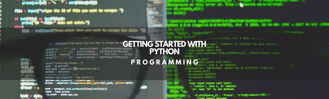 Getting Started with Python