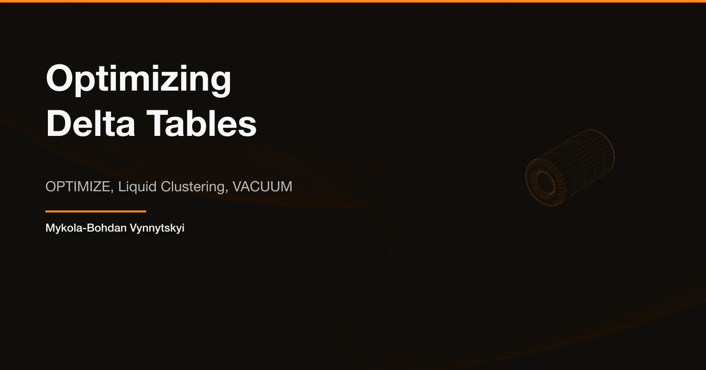 Understanding Databricks: Optimizing Delta Tables