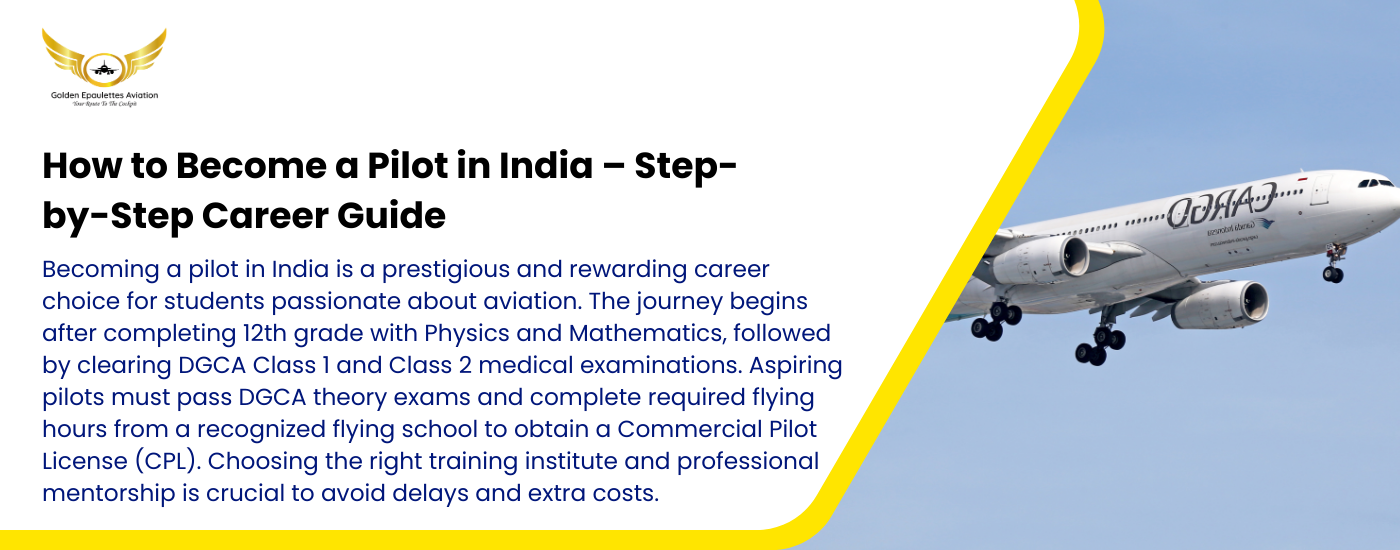 How to Become a Pilot in India?—?Step-by-Step Career Guide How to Become a Pilot in India?—?Step-by-Step Career Guide