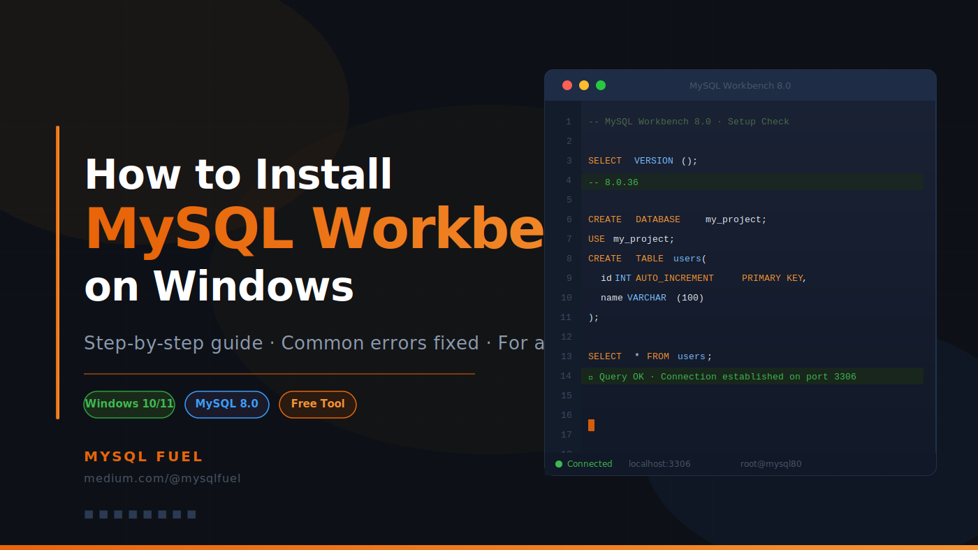 How to Install MySQL Workbench on Windows: A Complete Step-by-Step Guide (With Every Common Error…