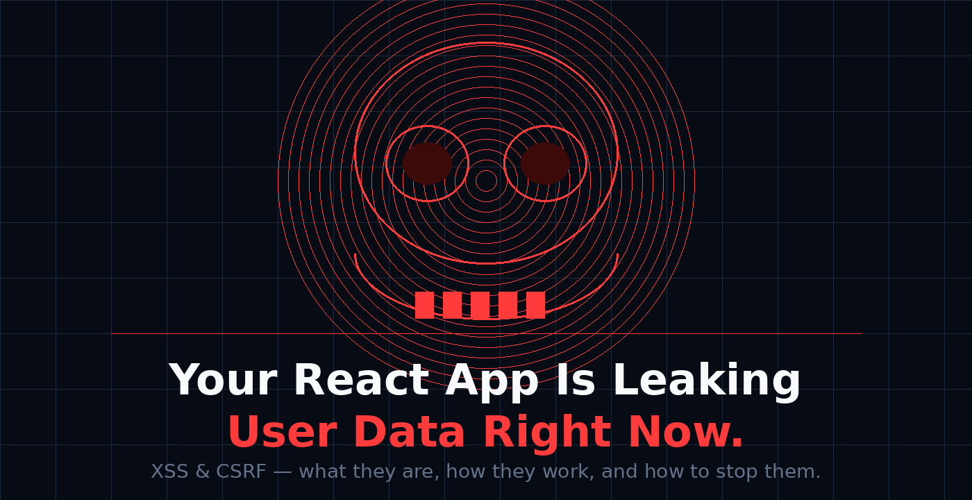 Your React App Has Two Silent Killers: XSS and CSRF