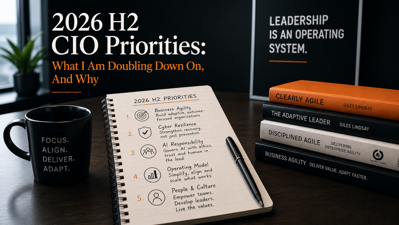 2026 H2 CIO Priorities: What I Am Doubling Down On, And Why