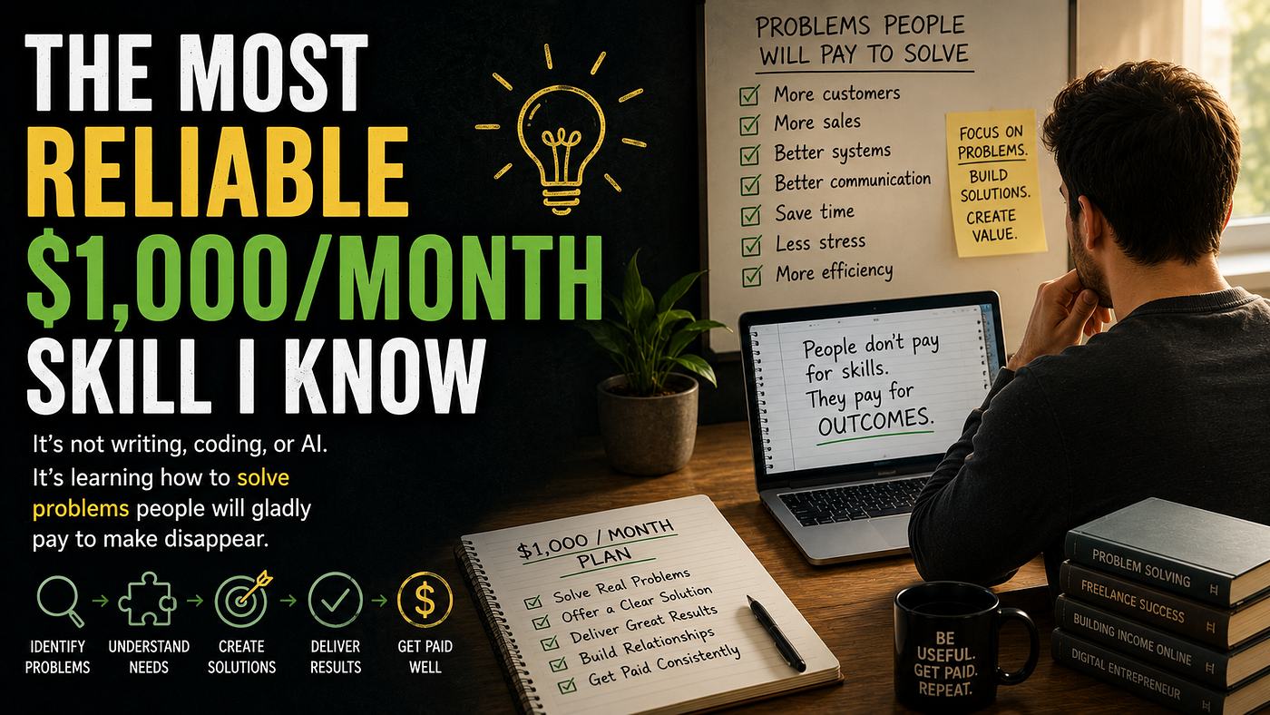 The Most Reliable $1,000/Month Skill I Know