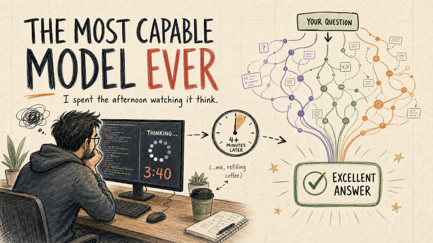 Have Yesterday Shipped Google’s “Most Capable Model Ever” I Watched It Think For An Afternoon.