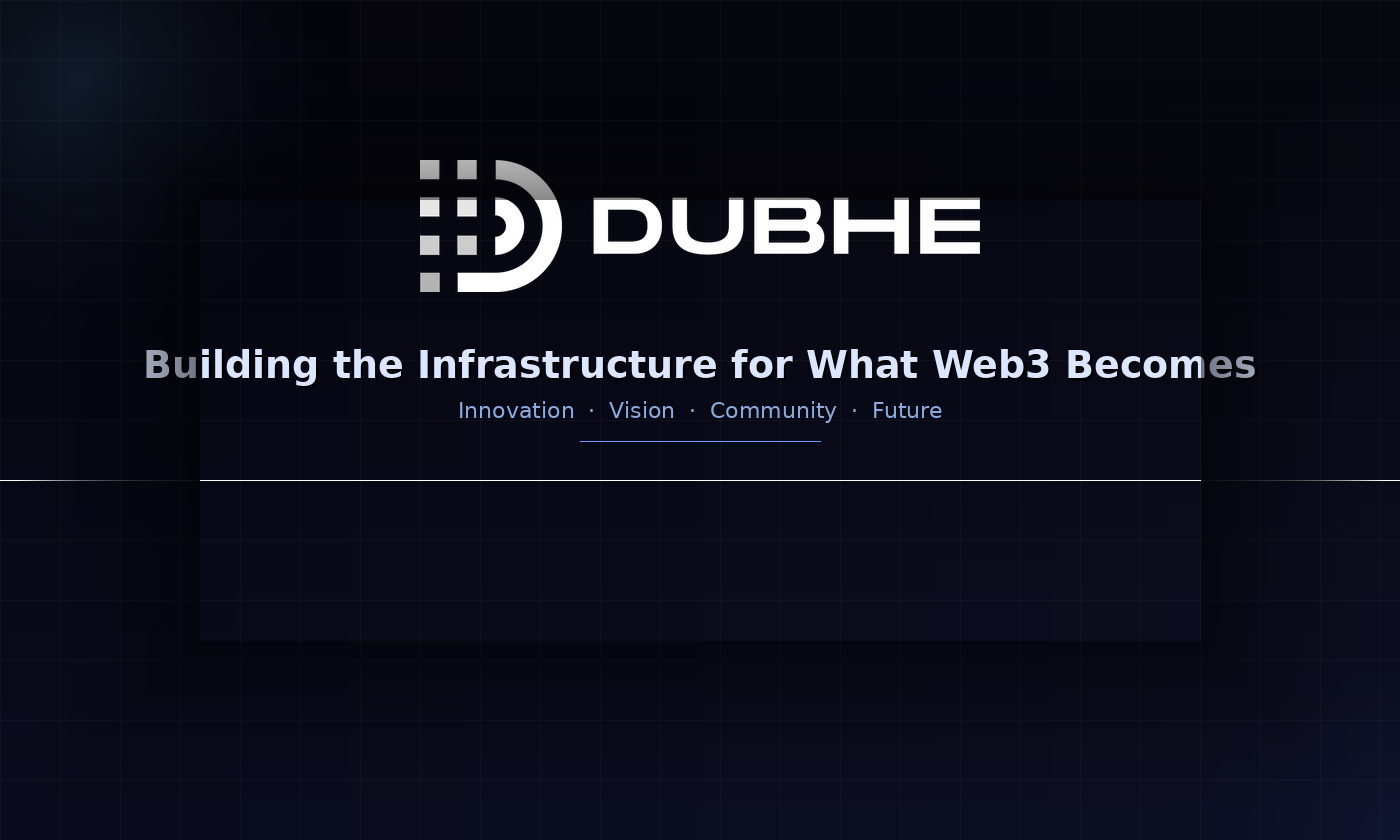 I Almost Kept Scrolling. Then I Found Dubhe Engine.