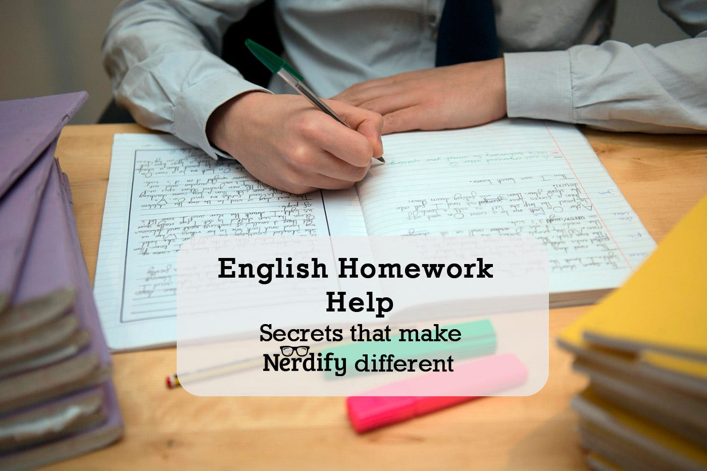 English creative writing homework help