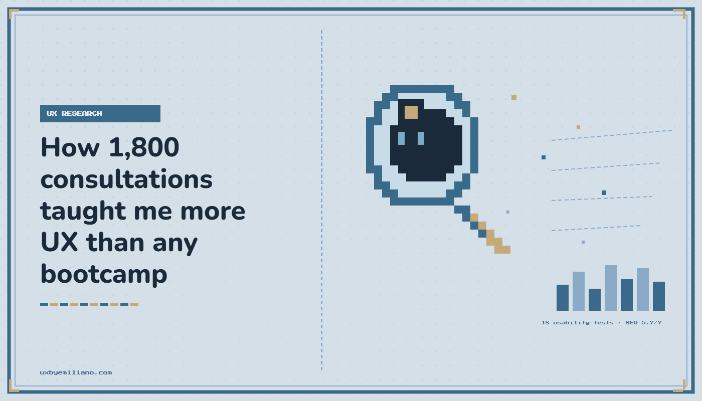 I built my UX portfolio four times. The last one finally felt like me.