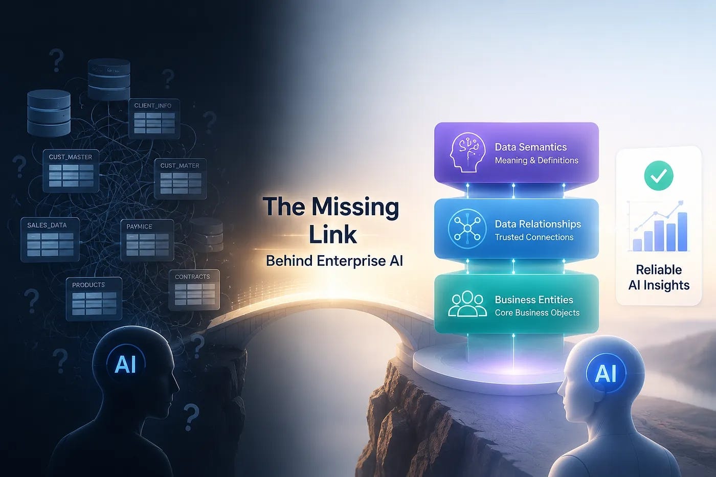 The Missing Link Behind Enterprise AI: Data Semantics and Relationships