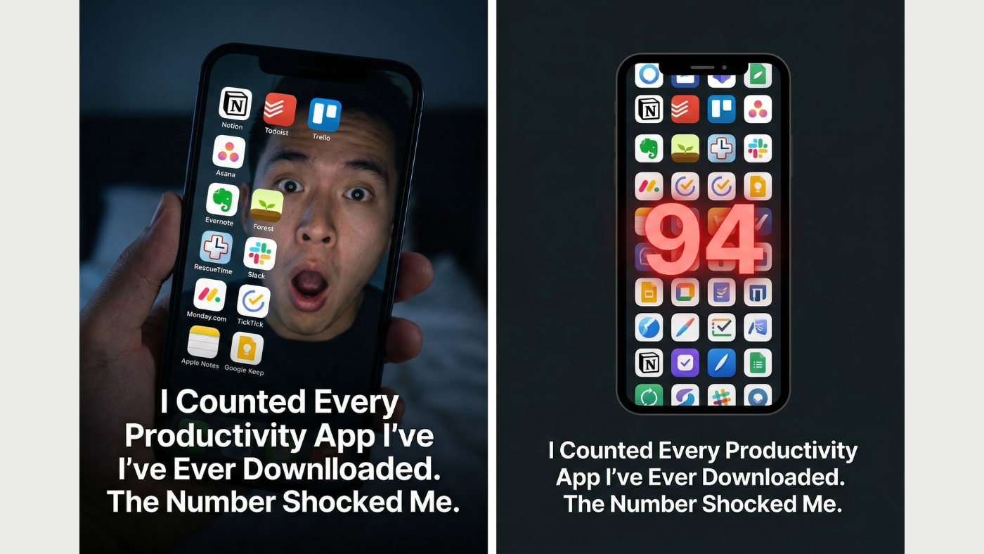 I Counted Every Productivity App I’ve Ever Downloaded. The Number Shocked Me.