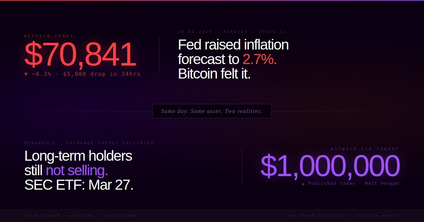 Bitcoin Just Dropped $5,000 in 24 Hours. And Someone Just Called $1,000,000.