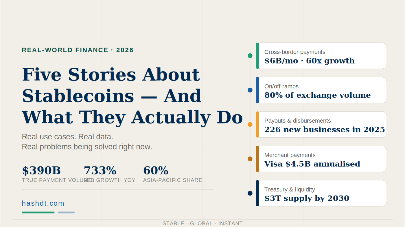 Five Stories About Stablecoins — And the Real Problems They’re Quietly Solving