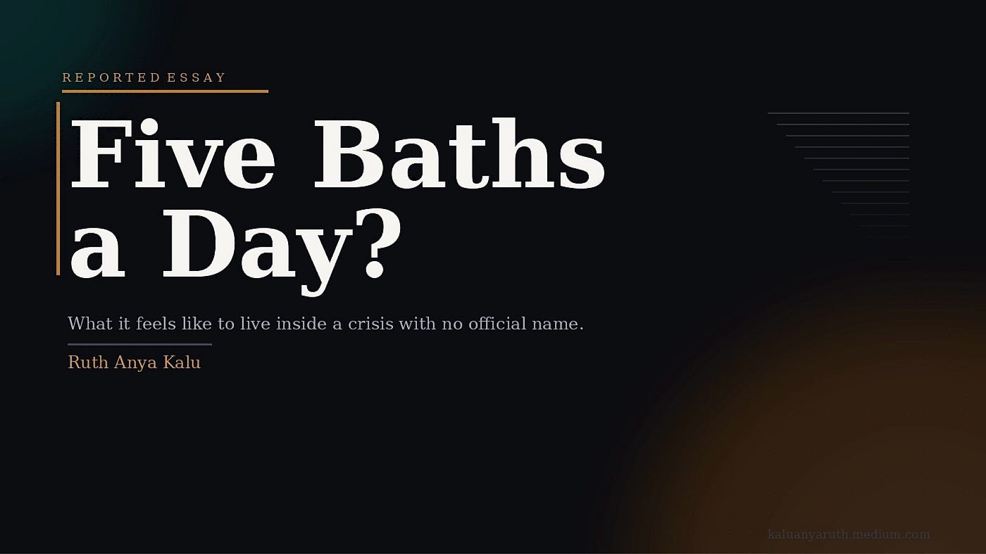 Five Baths a Day?