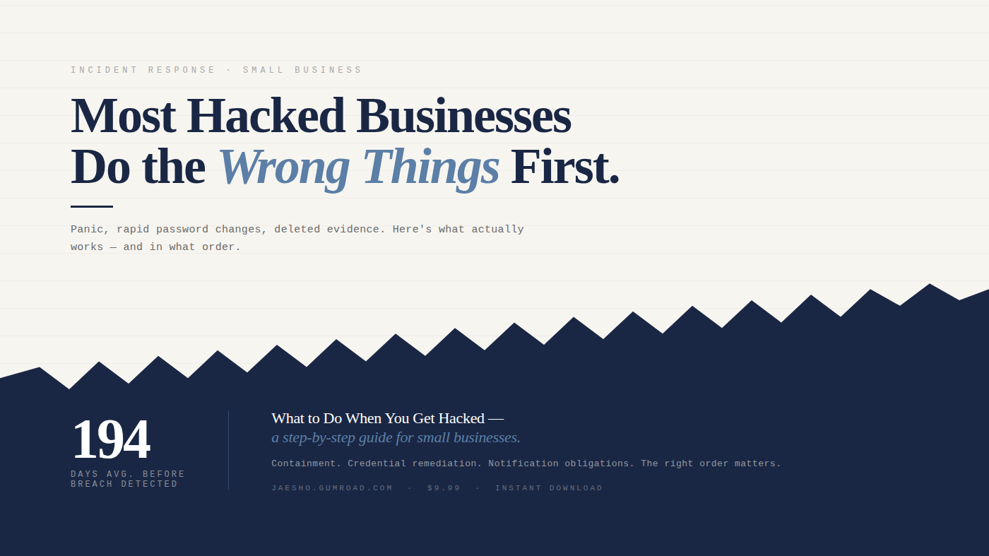 Most Hacked Businesses Do the Wrong Things First