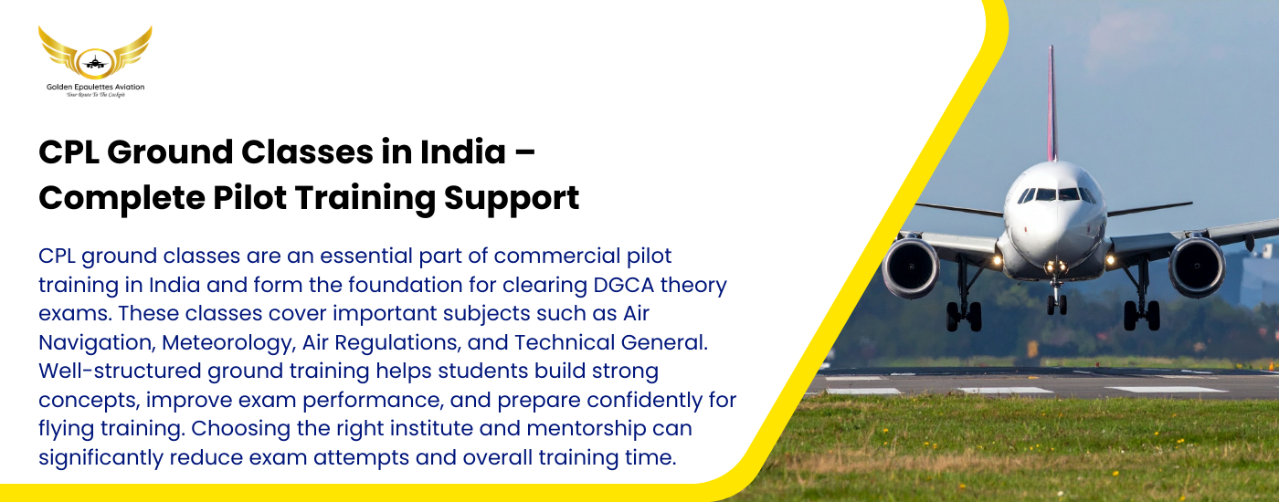 CPL Ground Classes in India?—?Complete Pilot Training Support