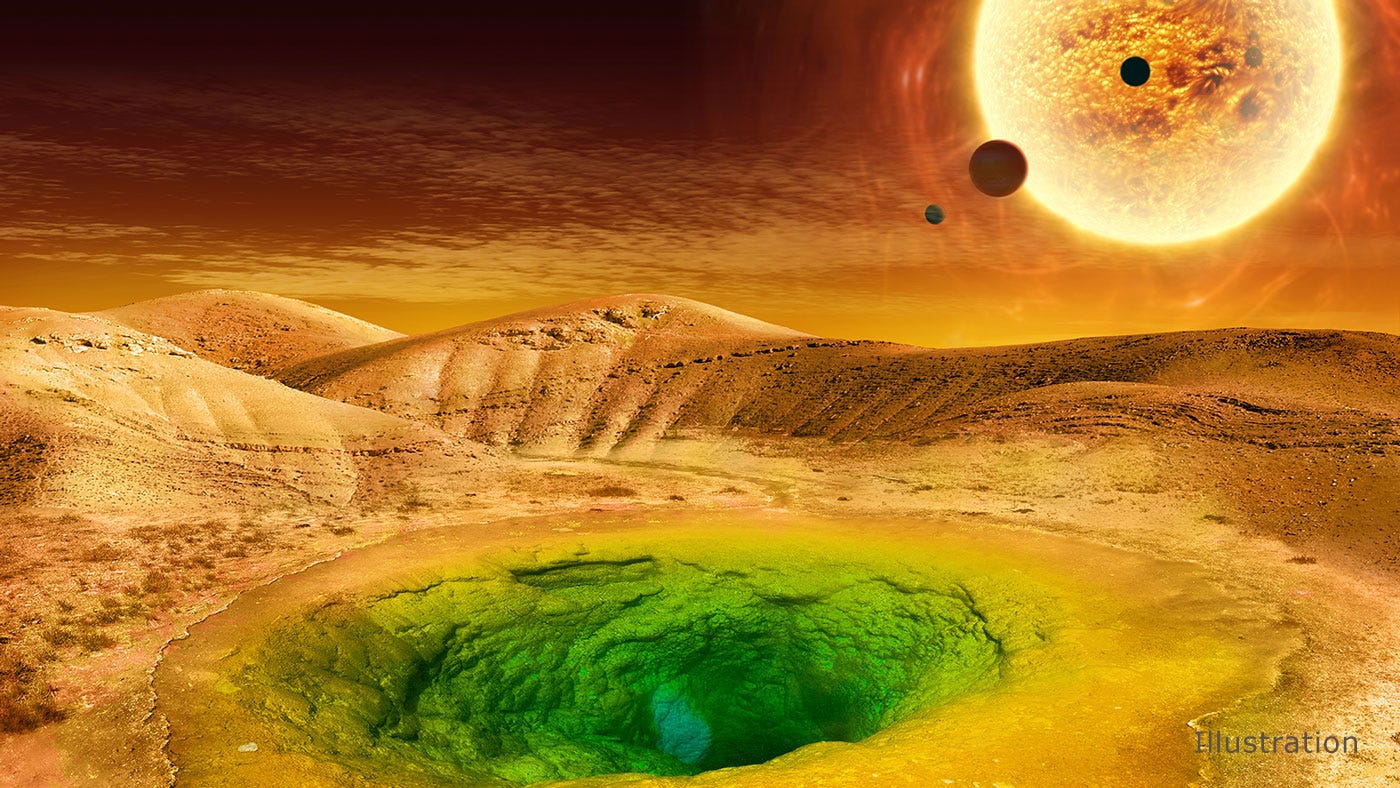 A New Direct Method to Search for Life Near Other Stars