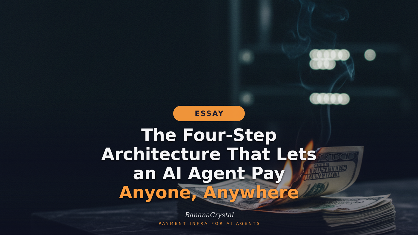 The Four-Step Architecture That Lets an AI Agent Pay Anyone, Anywhere
