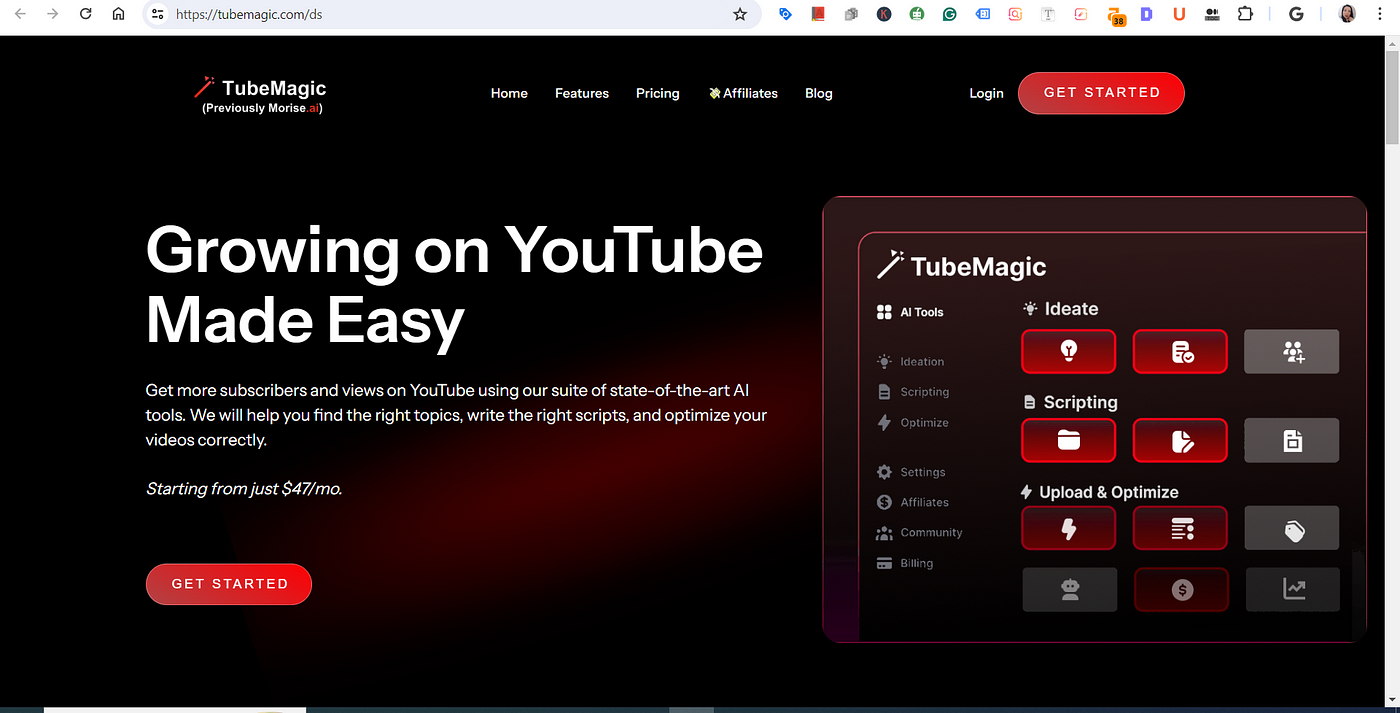 TubeMagic: Your AI-Powered Genie for YouTube Success