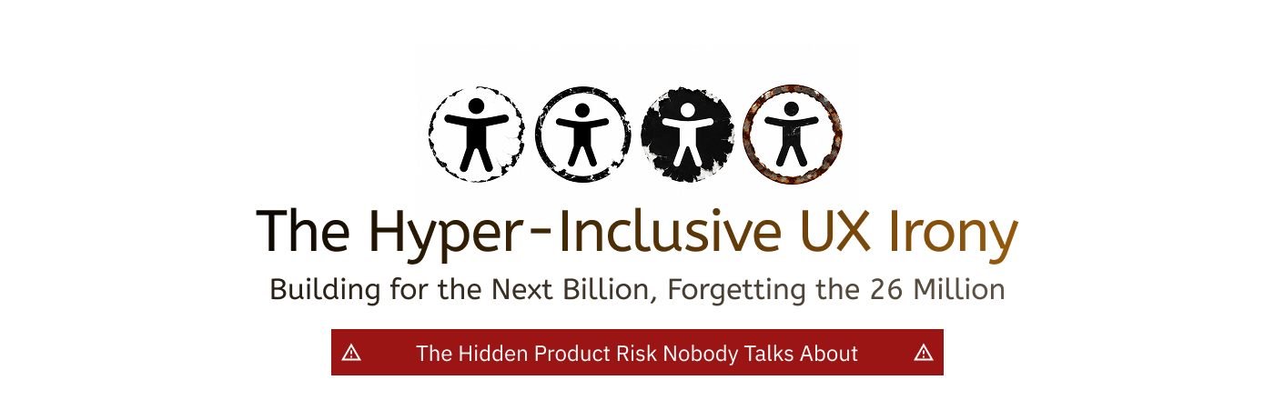 The Hyper-Inclusive UX Irony: The Hidden Product Risk Nobody Talks About