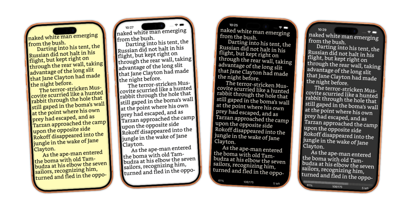 The customizable EPUB reader for iPhone I wanted