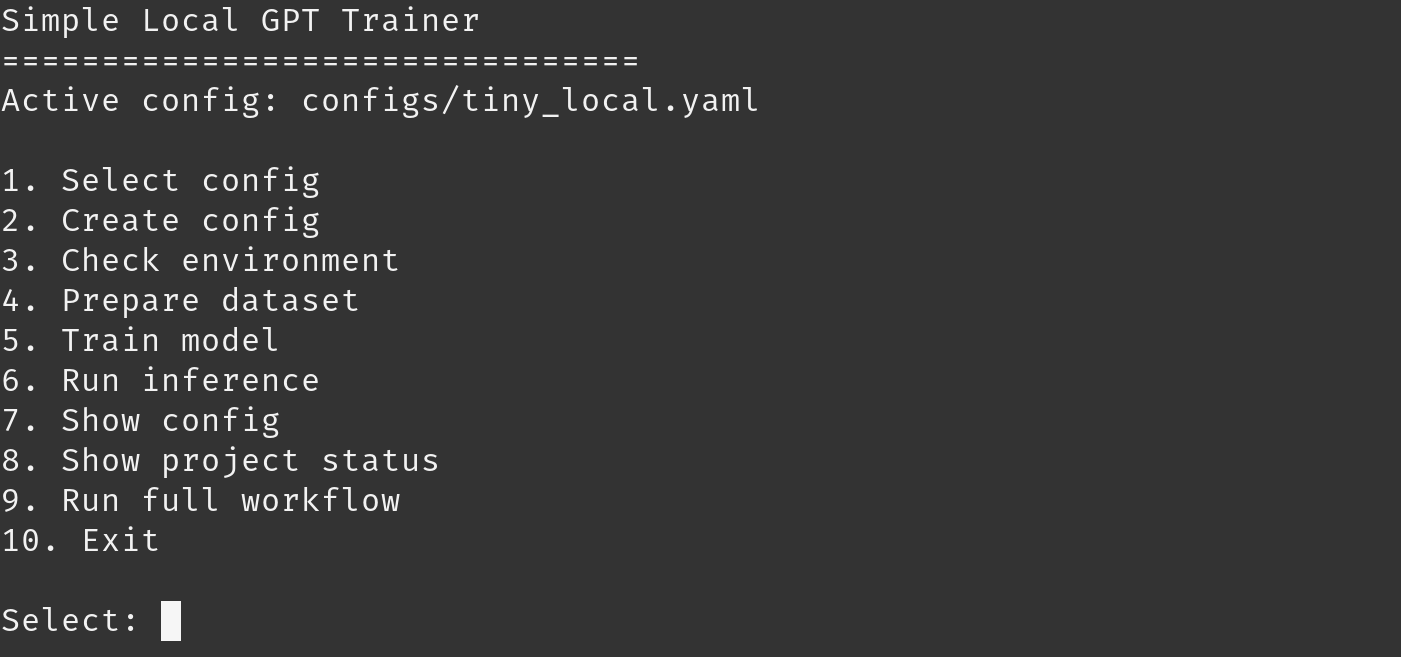 Train a Tiny GPT-Style Model From Your Own Text