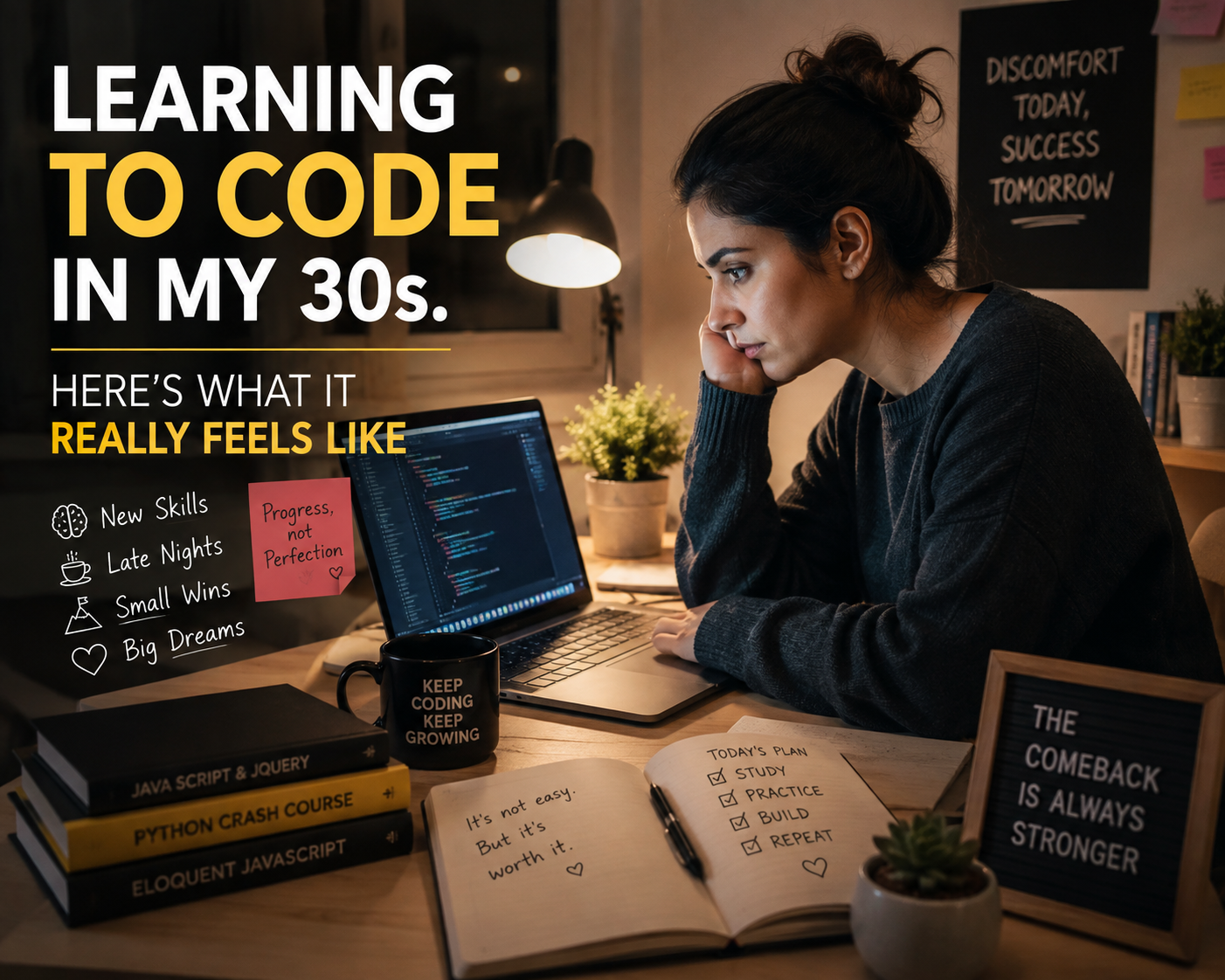 I’m Learning to Code in My 30s. Here’s What It Really Feels Like