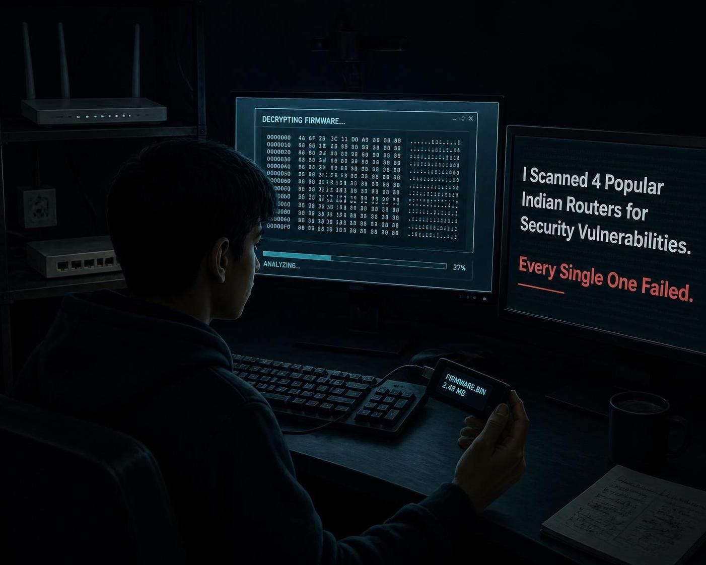 I Scanned 4 Popular Indian Routers for Security Vulnerabilities. Every Single One Failed.