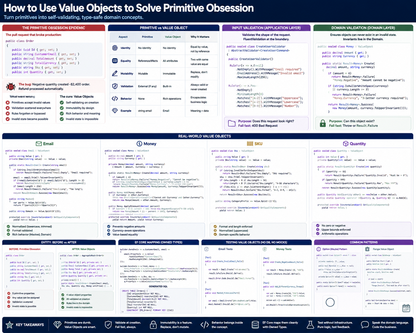 How to Use Value Objects to Solve Primitive Obsession