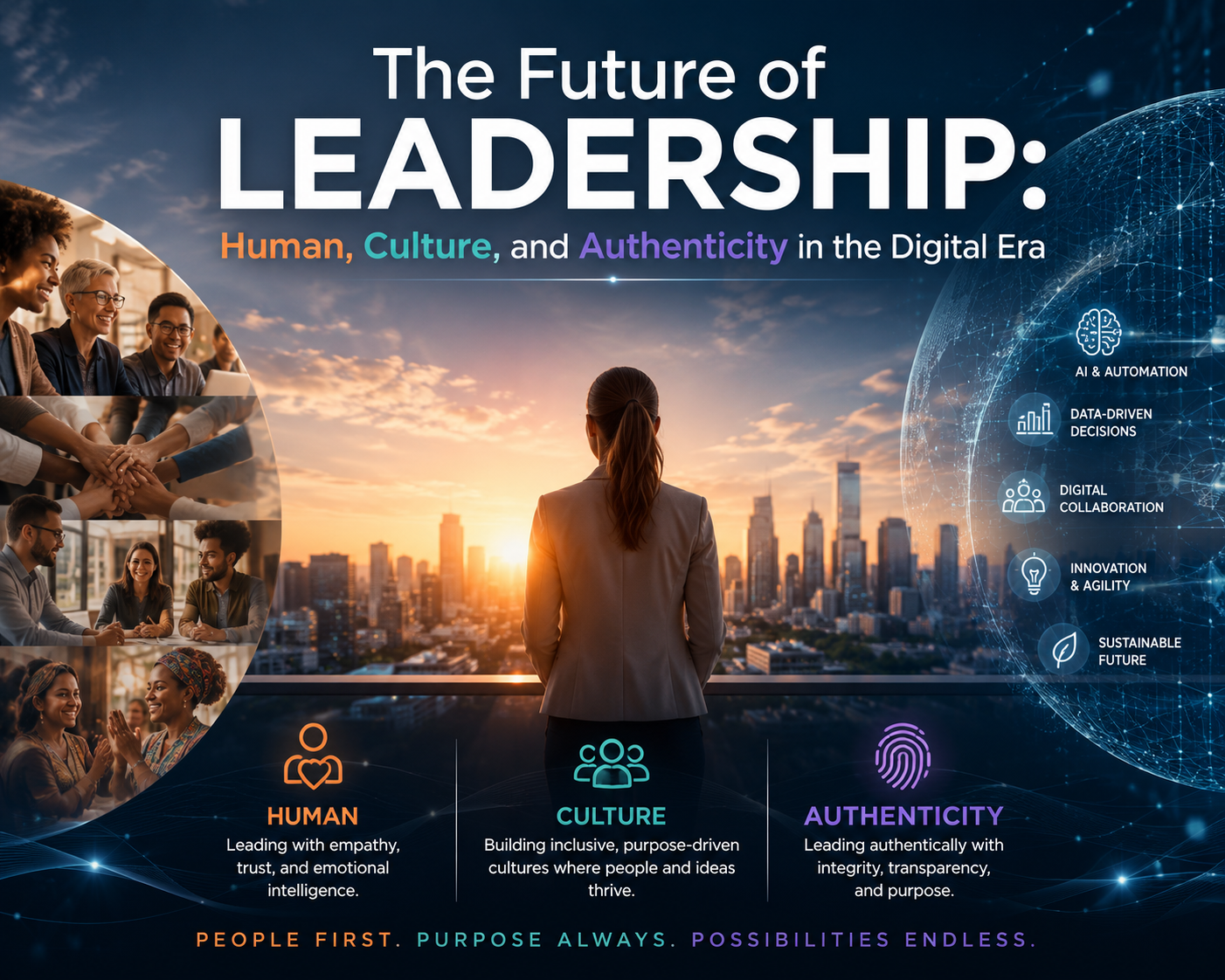 The Future of Leadership: Human, Culture, and Authenticity in the Digital Era