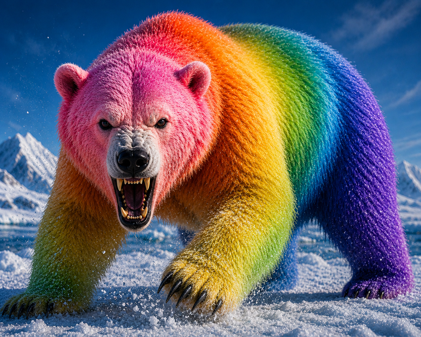 The Polar Bear Made of Light
