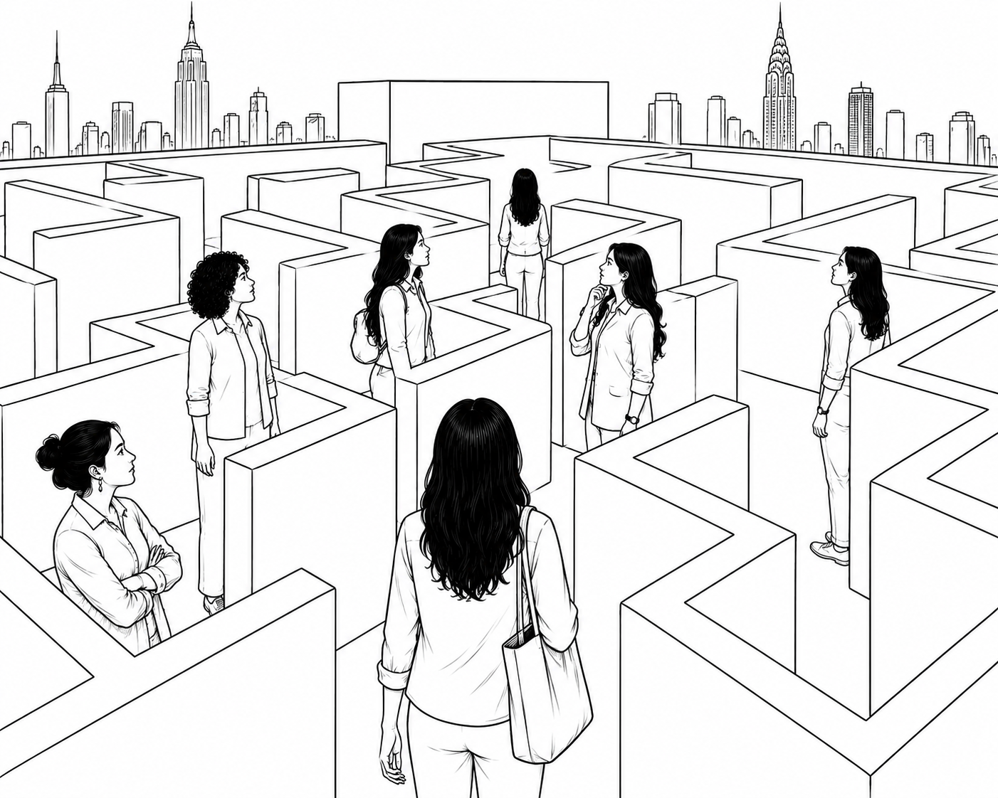 I noticed the bathroom line. Then I couldn’t stop noticing everything.
