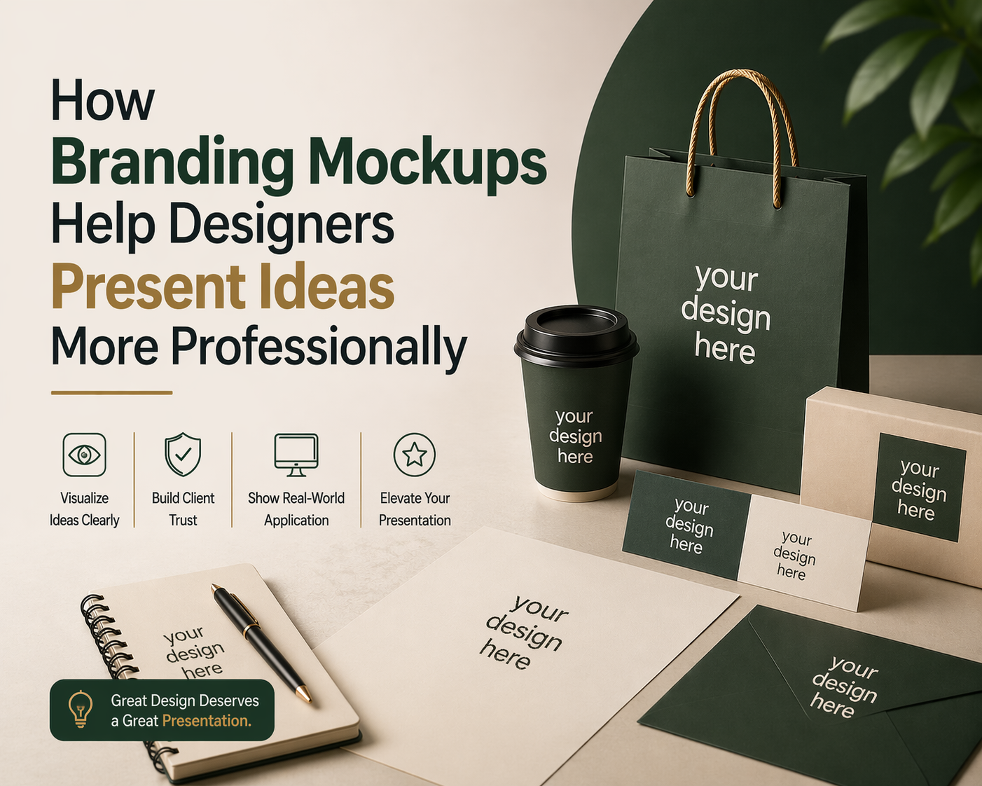 How Branding Mockups Help Designers Present Ideas More Professionally